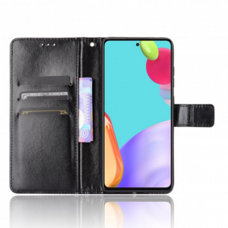 Folio Deksel Til Samsung Galaxy A52 4G / A52 5G / A52s 5G Prangende Kunstskinn