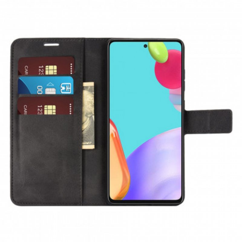 Folio Deksel Til Samsung Galaxy A52 4G / A52 5G / A52s 5G Slank I Kunstskinn