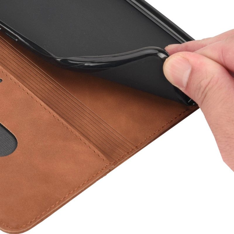 Beskyttelse Deksel Til Xiaomi Redmi 10 Folio Deksel Tofarget Business Leather Effect