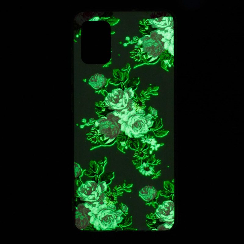 Deksel Til Xiaomi Redmi 10 Fluorescerende Liberty-blomster