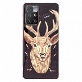 Deksel Til Xiaomi Redmi 10 Fluorescerende Majestic Deer