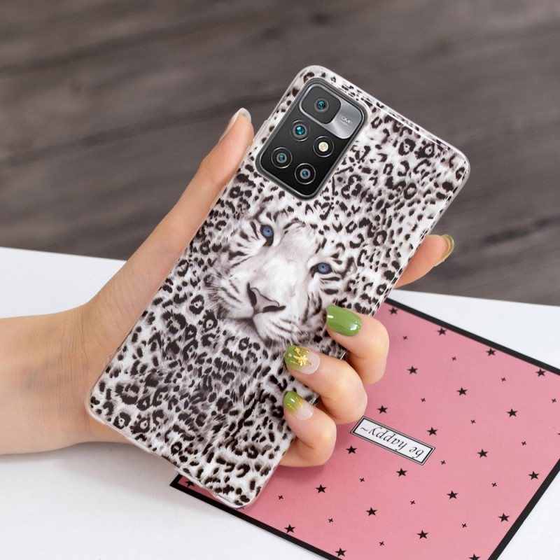 Deksel Til Xiaomi Redmi 10 Leopard Fluorescerende