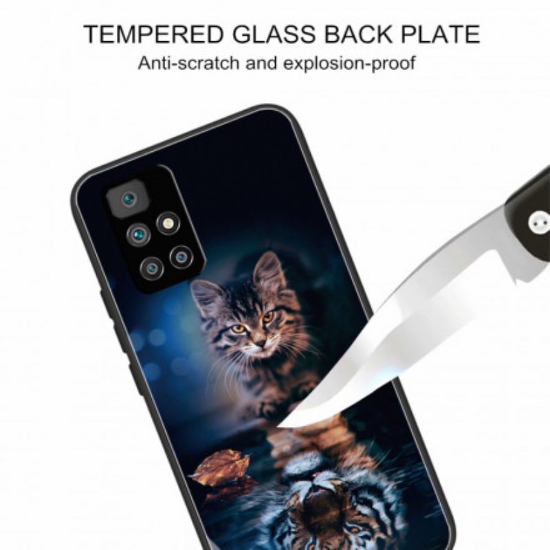 Deksel Til Xiaomi Redmi 10 Mitt Tiger Herdet Glass