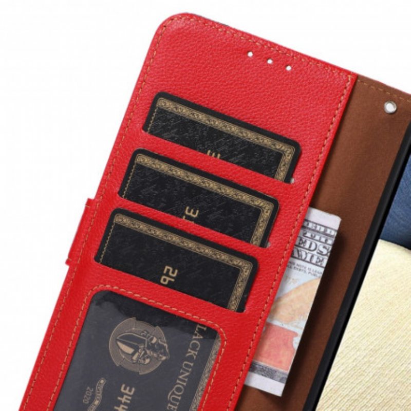 Folio Deksel Til Xiaomi Redmi 10 Litchi Stil Rfid Khazneh