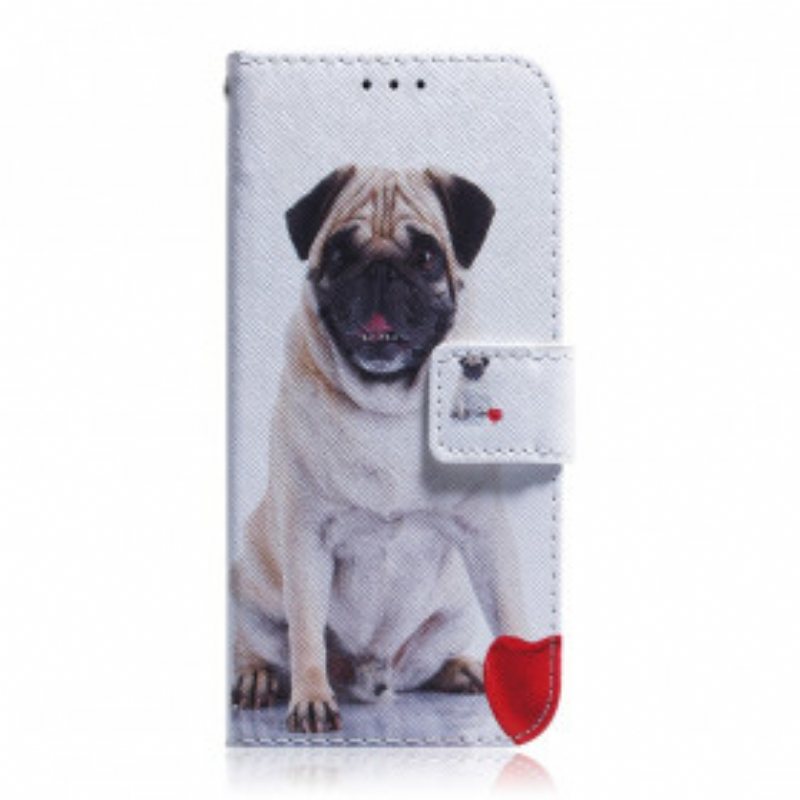 Folio Deksel Til Xiaomi Redmi 10 Mops Hund