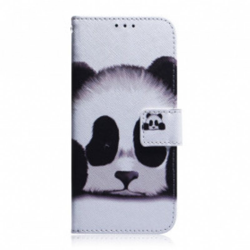 Folio Deksel Til Xiaomi Redmi 10 Panda Ansikt