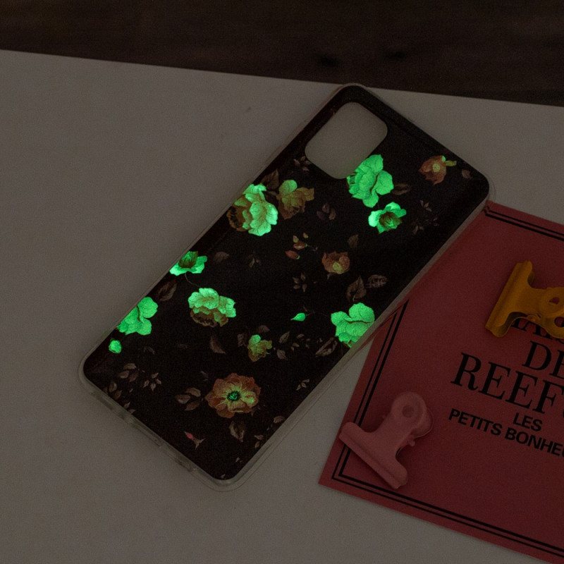 Mobildeksel Til Xiaomi Redmi 10 Fluorescerende Blomster