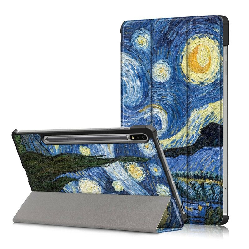 Beskyttelse Deksel Til Samsung Galaxy Tab S7 FE Forbedret Van Gogh