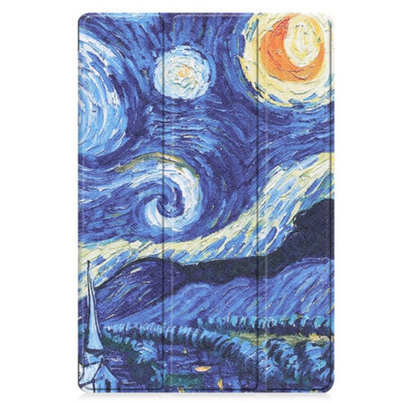 Beskyttelse Deksel Til Samsung Galaxy Tab S7 FE Starry Night Penneholder