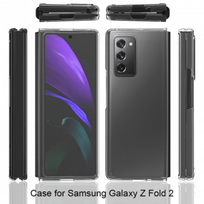 Deksel Til Samsung Galaxy Z Fold 2 Gjennomsiktig Hybrid