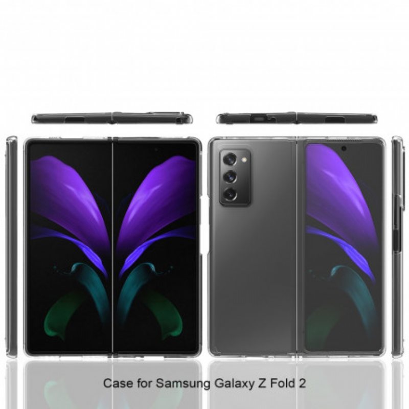 Deksel Til Samsung Galaxy Z Fold 2 Gjennomsiktig Hybrid