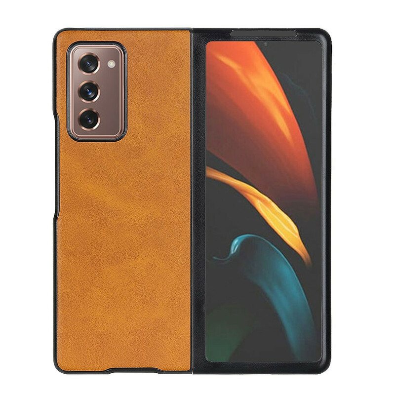 Deksel Til Samsung Galaxy Z Fold 2 Premium Kunstskinn