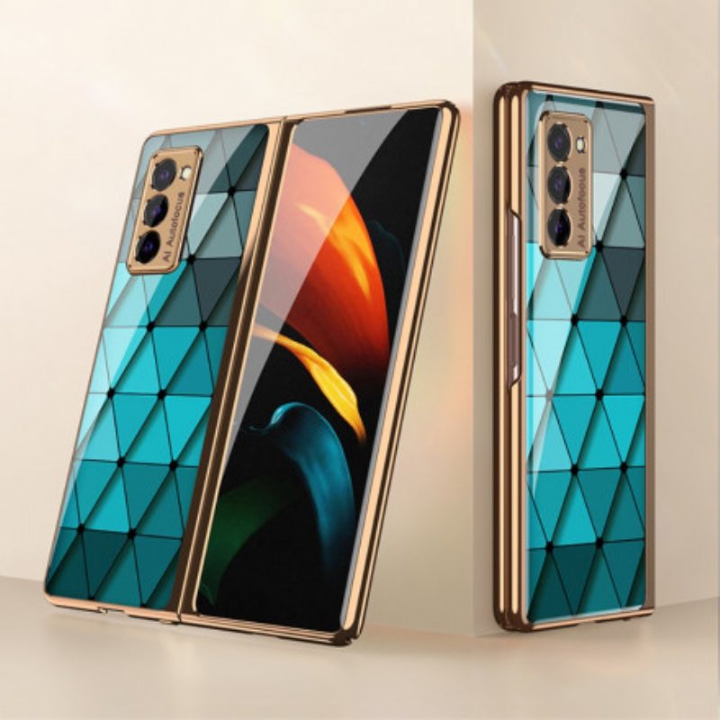 Deksel Til Samsung Galaxy Z Fold 2 Triangler Av Herdet Glass Gkk