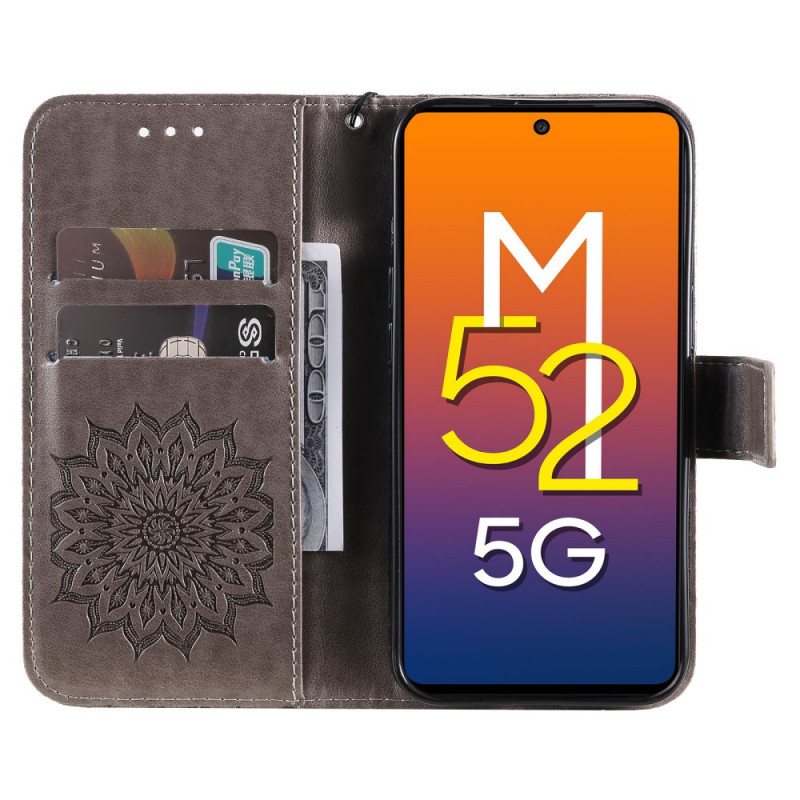 Folio Deksel Til Samsung Galaxy M52 5G Orientalsk Mandala