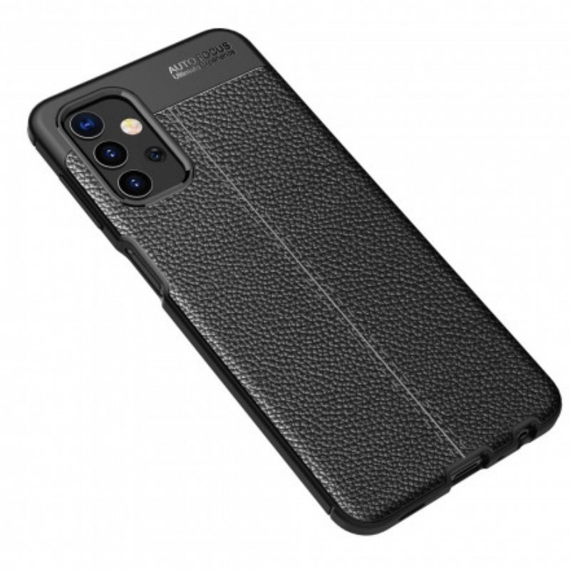 Deksel Til Samsung Galaxy A32 5G Dobbel Linje Litchi Leather Effect