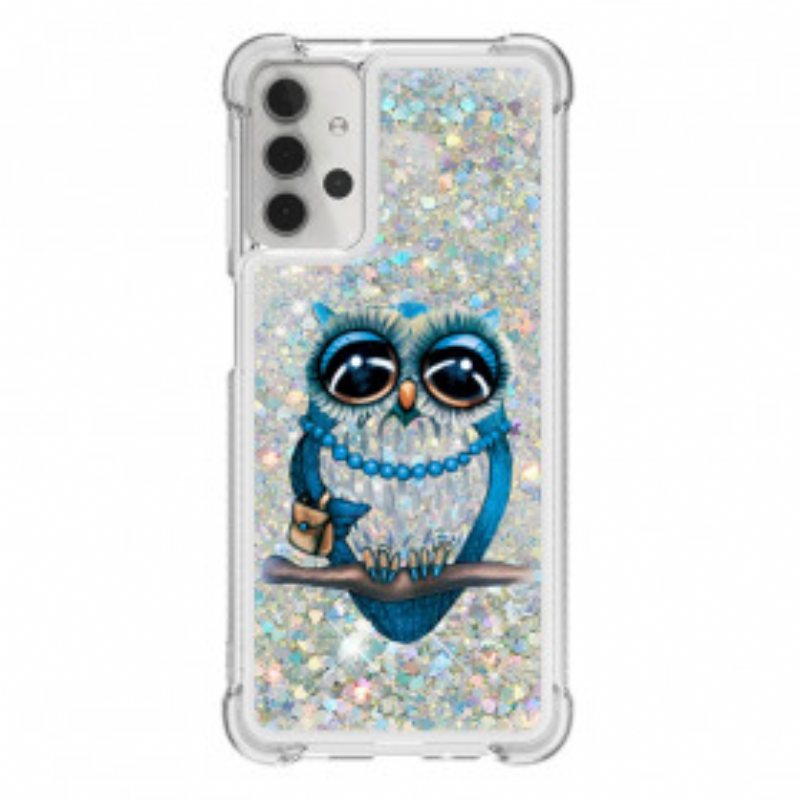 Deksel Til Samsung Galaxy A32 5G Miss Owl Paljetter