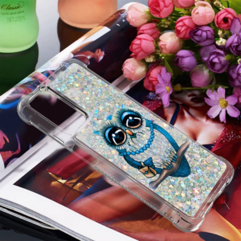 Deksel Til Samsung Galaxy A32 5G Miss Owl Paljetter