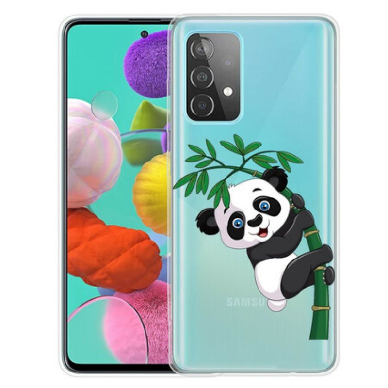 Deksel Til Samsung Galaxy A32 5G Panda På Bambus