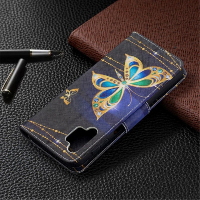 Folio Deksel Til Samsung Galaxy A32 5G Butterflies Kings