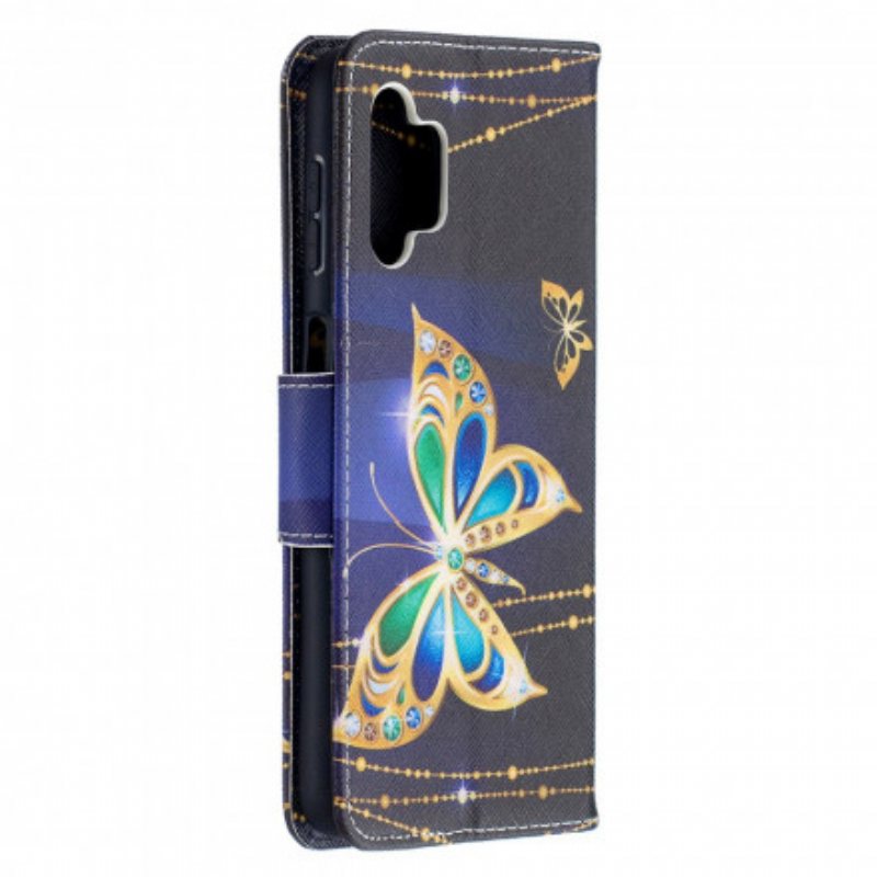 Folio Deksel Til Samsung Galaxy A32 5G Butterflies Kings