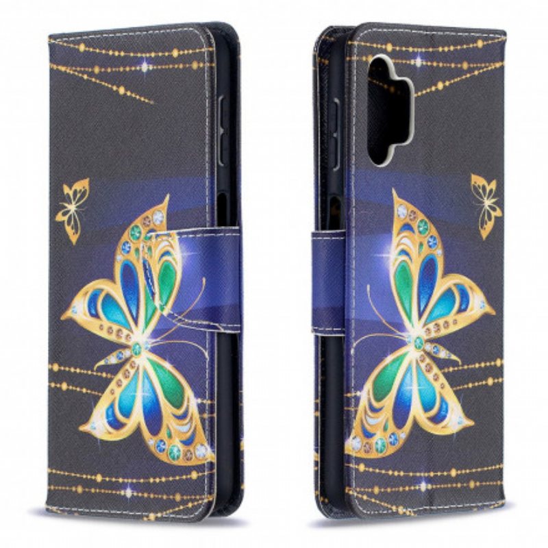 Folio Deksel Til Samsung Galaxy A32 5G Butterflies Kings