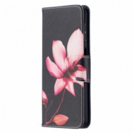 Folio Deksel Til Samsung Galaxy A32 5G Rosa Blomst