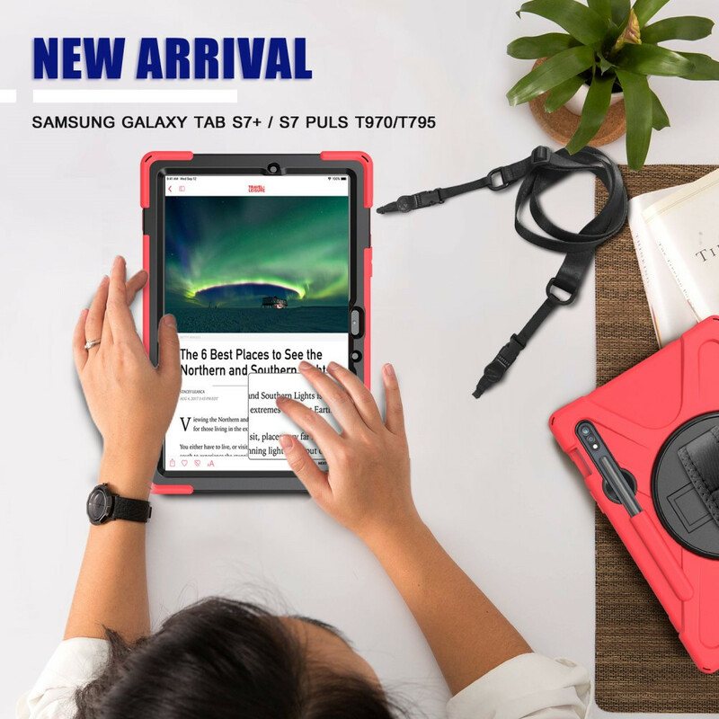 Deksel Til Samsung Galaxy Tab S8 / Tab S7 Multifunksjonell