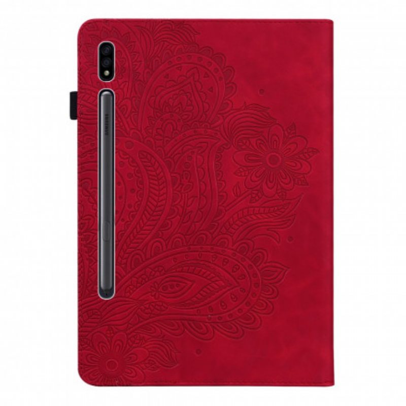 Etui Til Samsung Galaxy Tab S8 / Tab S7 Blomstertrykk