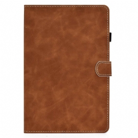 Folio Deksel Til Samsung Galaxy Tab S8 / Tab S7 Vintage Design Skinneffekt