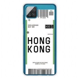 Deksel Til Samsung Galaxy M12 / A12 Boardingkort Til Hong Kong