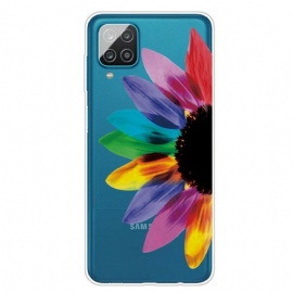 Deksel Til Samsung Galaxy M12 / A12 Fargerik Blomst