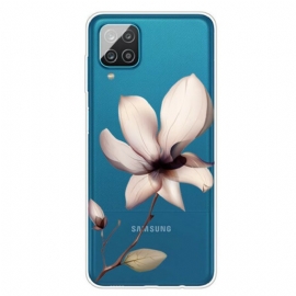 Deksel Til Samsung Galaxy M12 / A12 Premium Blomster