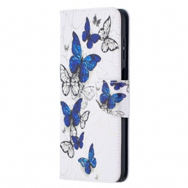 Lærdeksel Til Samsung Galaxy M12 / A12 Butterflies Kings