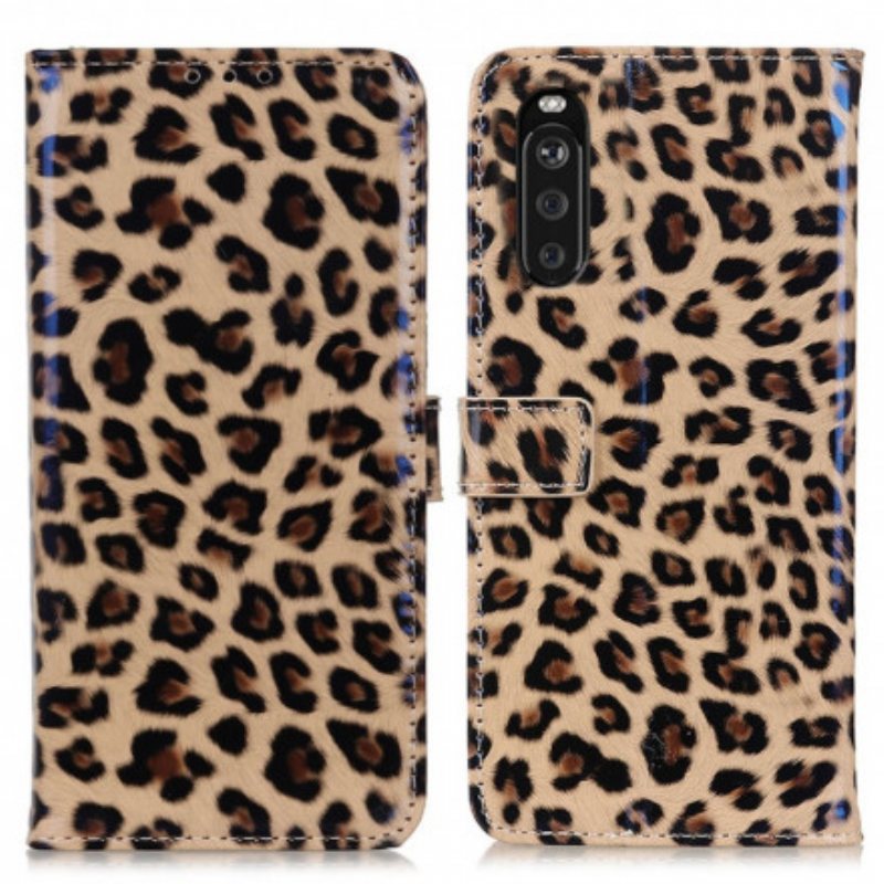 Folio Deksel Til Sony Xperia 5 III Leopard