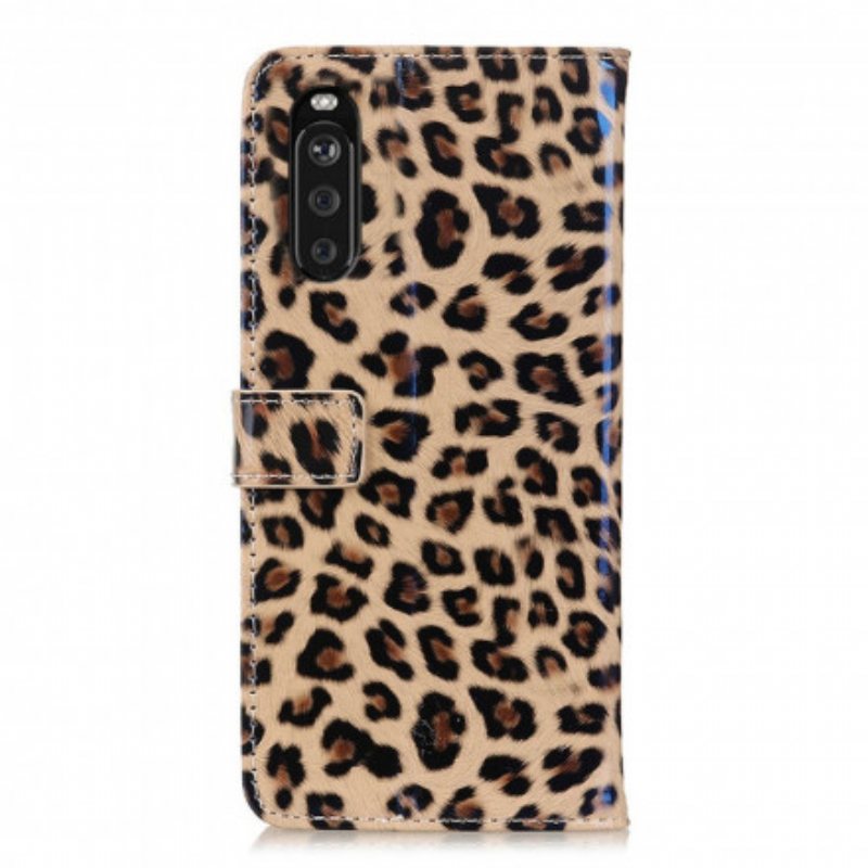 Folio Deksel Til Sony Xperia 5 III Leopard