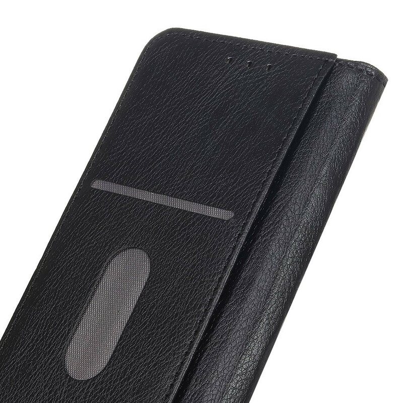 Beskyttelse Deksel Til iPhone 12 / 12 Pro Folio Deksel Litchi Split Leather Business