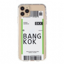 Deksel Til iPhone 12 / 12 Pro Boardingkort Til Bangkok