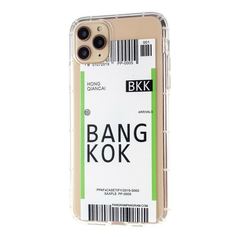 Deksel Til iPhone 12 / 12 Pro Boardingkort Til Bangkok