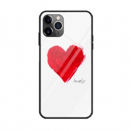 Deksel Til iPhone 12 / 12 Pro Enkelt Nydelig Hjerte