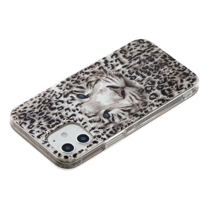 Deksel Til iPhone 12 / 12 Pro Leopard Fluorescerende