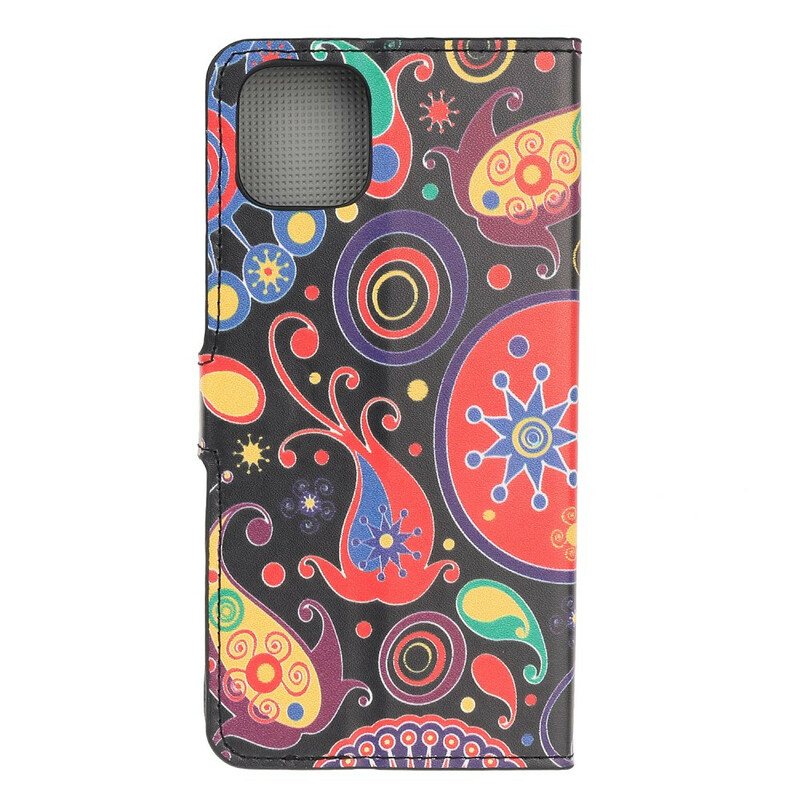 Folio Deksel Til iPhone 12 / 12 Pro Galaxy Design