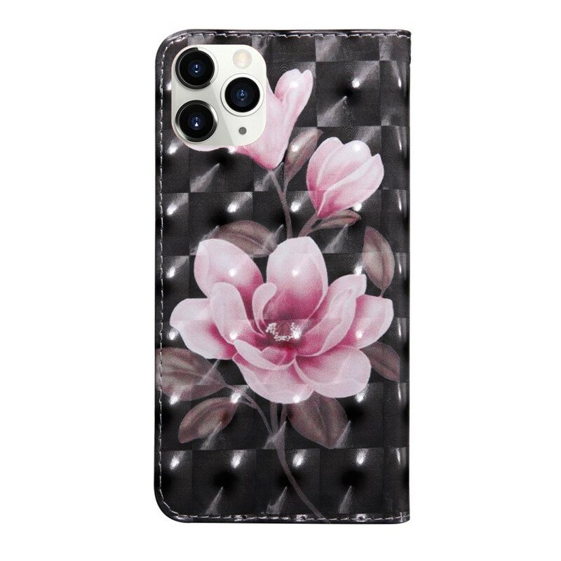 Lærdeksel Til iPhone 12 / 12 Pro Lys Spot Blomster Blossom