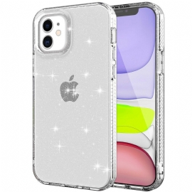 Mobildeksel Til iPhone 12 / 12 Pro Ren Glitterforsterket