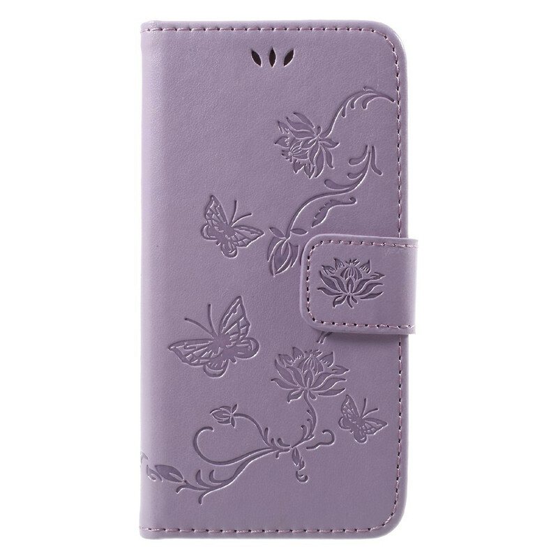 Folio Deksel Til iPhone SE 3 / SE 2 / 8 / 7 Med Kjede Strappy Floral