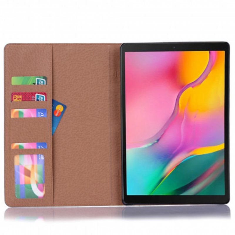 Etui Til Samsung Galaxy Tab A7 (2020) Vintage Nagler I Kunstskinn