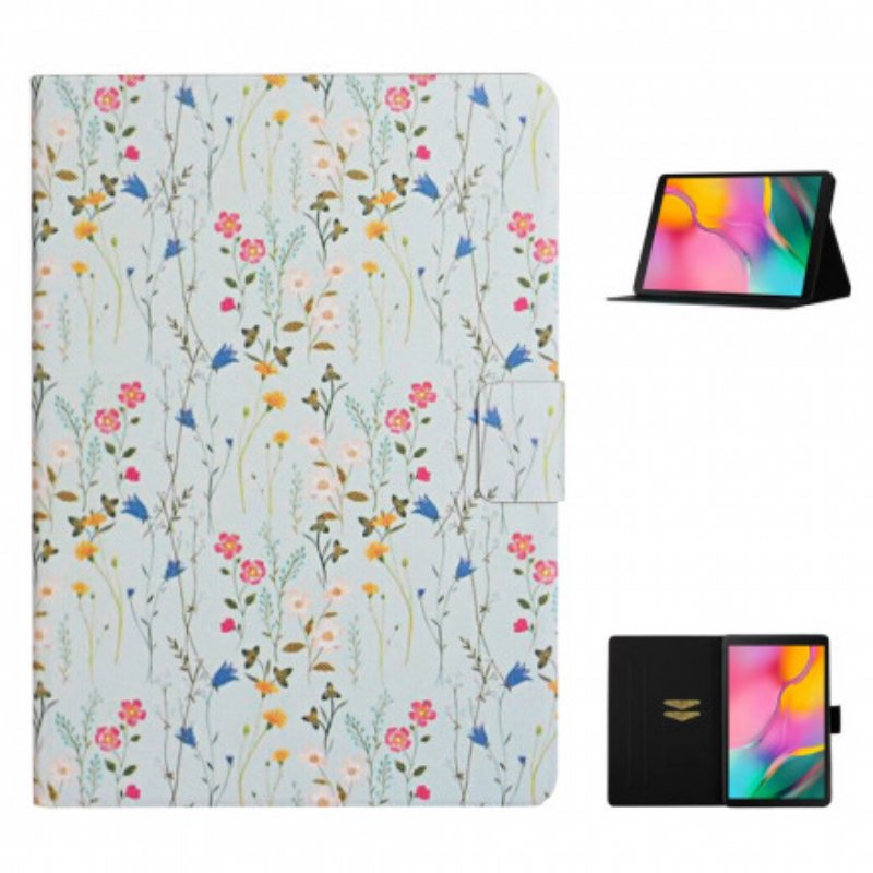 Folio Deksel Til Samsung Galaxy Tab A7 (2020) Blomster Blomster Blomster