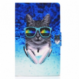 Folio Deksel Til Samsung Galaxy Tab A7 (2020) Dj Cat