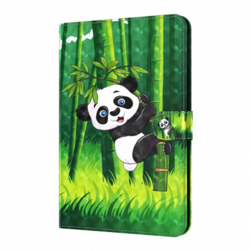 Folio Deksel Til Samsung Galaxy Tab A7 (2020) Lys Spot Panda