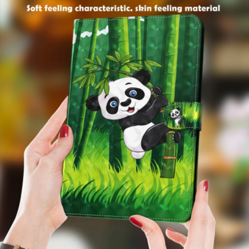 Folio Deksel Til Samsung Galaxy Tab A7 (2020) Lys Spot Panda