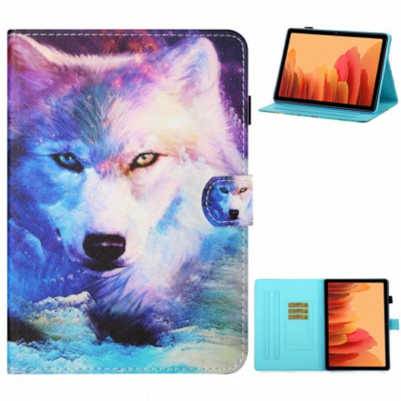 Folio Deksel Til Samsung Galaxy Tab A7 (2020) Wolf Art